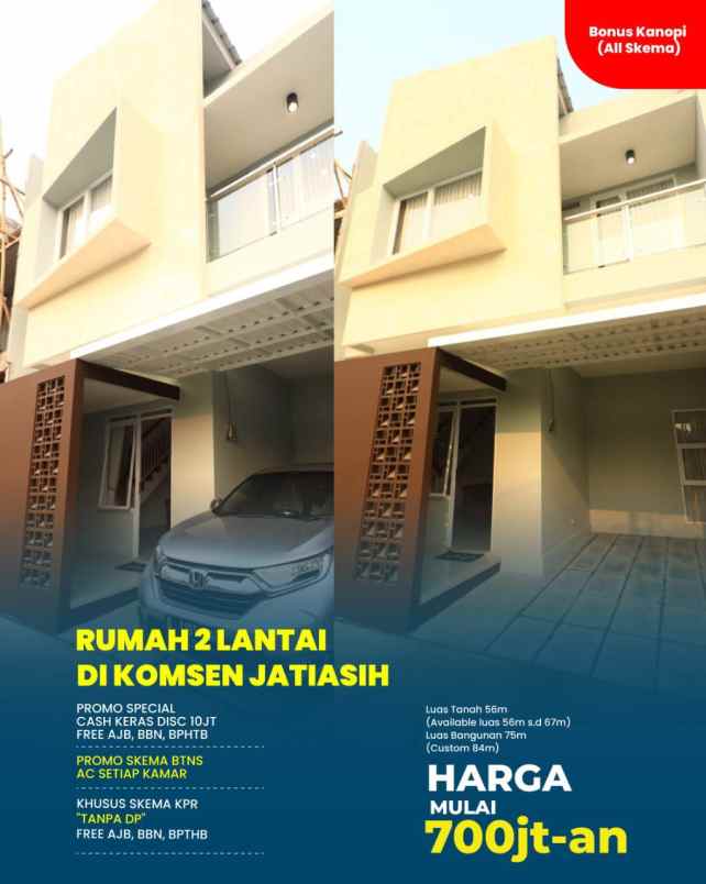 dijual rumah jatiasih bekasi
