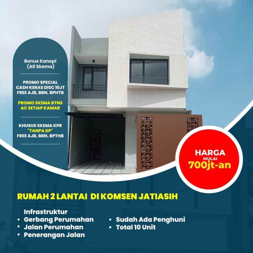 dijual rumah jatiasih bekasi