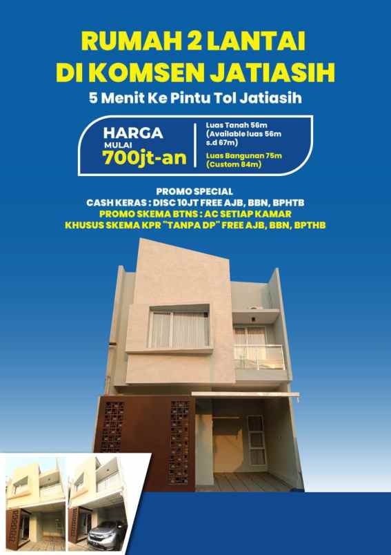 dijual rumah jatiasih bekasi