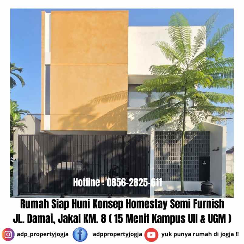 dijual rumah jl damai ngaglik sleman