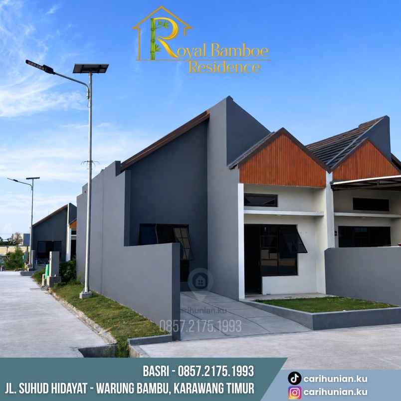 dijual rumah jl suhud hidayat warung bambu