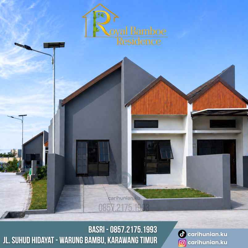 dijual rumah jl suhud hidayat warung bambu
