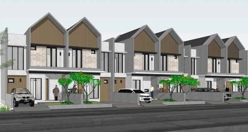 dijual rumah jln raya krukut limo