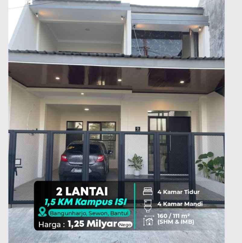 dijual rumah kampus isi
