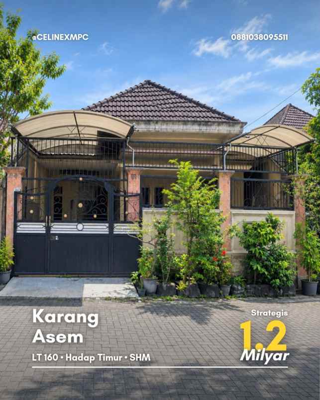dijual rumah karang asem