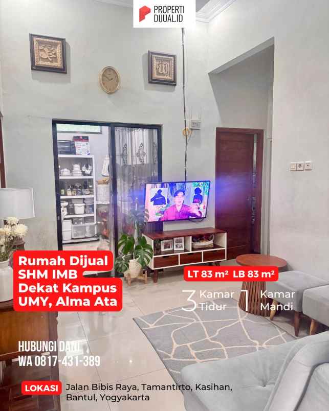 dijual rumah kasihan bantul