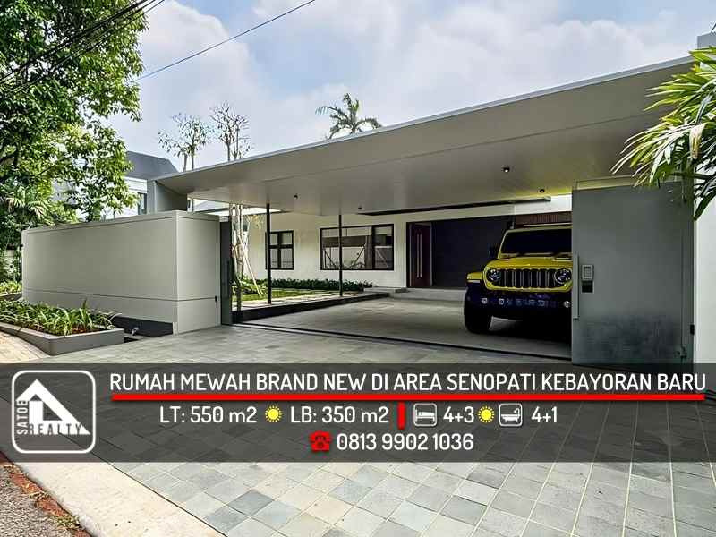 dijual rumah kebayoran baru jakarta selatan