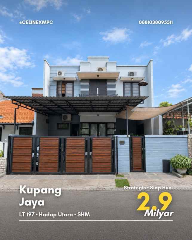 dijual rumah kupang jaya