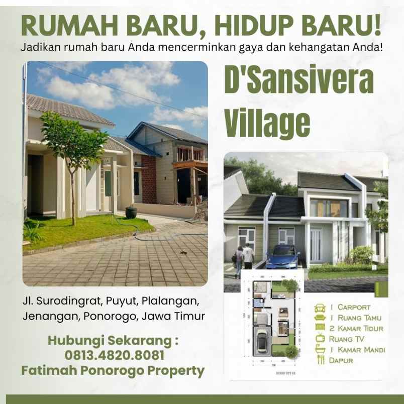 dijual rumah minimalis ponorogo