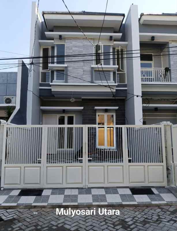 dijual rumah mulyosari utara