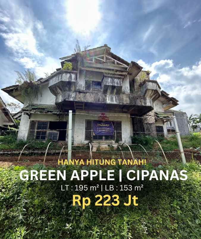 dijual rumah perumahan villa apple