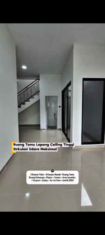 dijual rumah perumahan vip villa indah