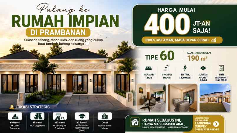 dijual rumah rumah tanjung sari