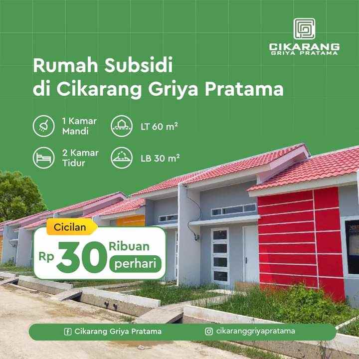 Cikarang Griya Pratama Perumahan Subsidi Rasa Cluster Rumah Redy Stoc