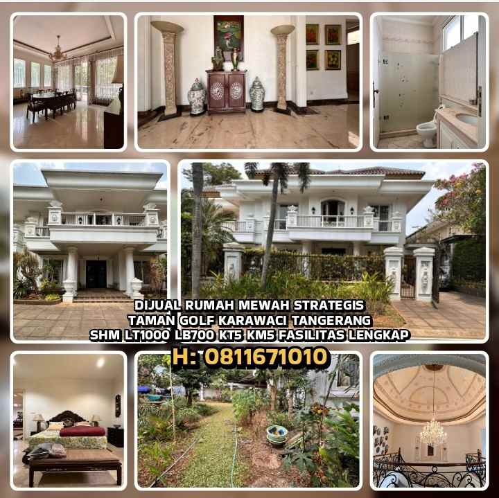 dijual rumah taman golf karawaci tangerang