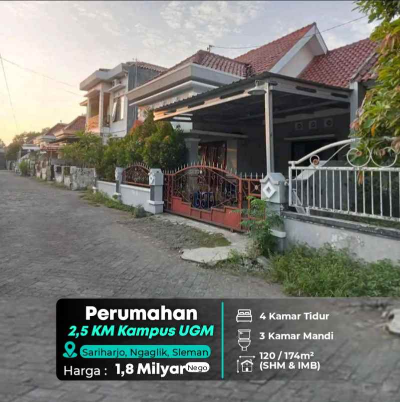 dijual rumah ugm