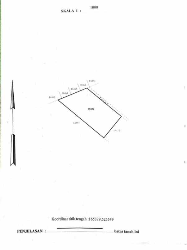 dijual tanah belakang stp kampial
