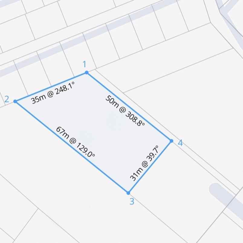 dijual tanah belakang stp kampial