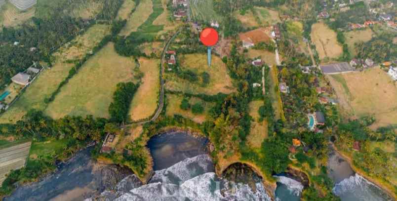 dijual tanah dengan kontur tinggi view laut lepas