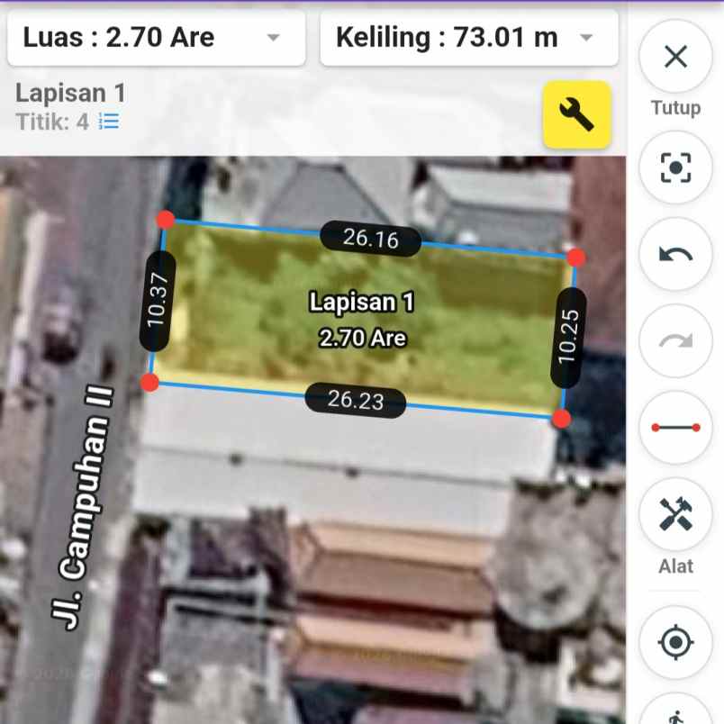 dijual tanah dewi sri legian
