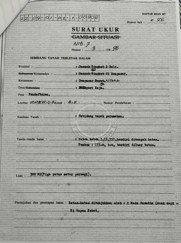 dijual tanah gatot subroto