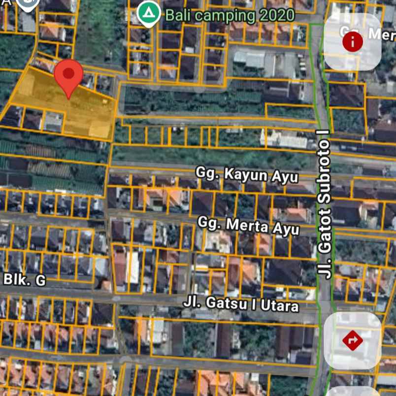 dijual tanah gatsu tengah