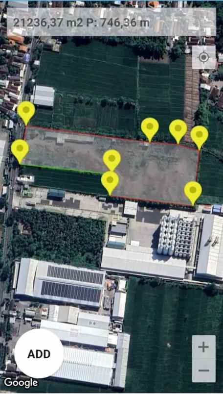 dijual tanah industri di mojokerto