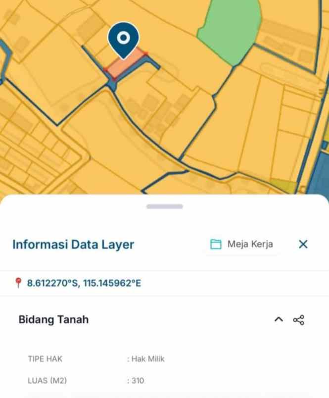 dijual tanah jl gn batukaro