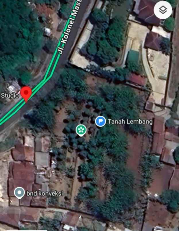 dijual tanah jl kol masturi