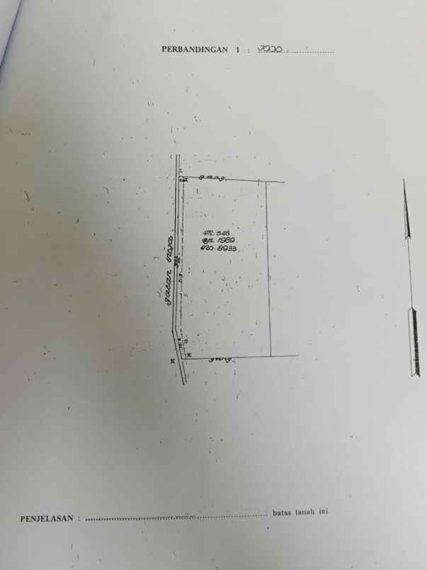 dijual tanah jl noja gatsu timur