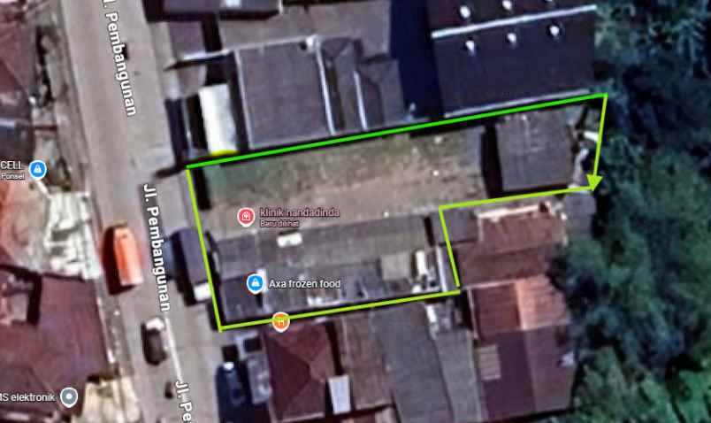 dijual tanah jl pembangunan salakaso