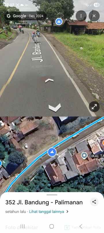 dijual tanah jl raya bandung sumedang