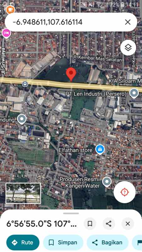 dijual tanah jl soekarno hatta