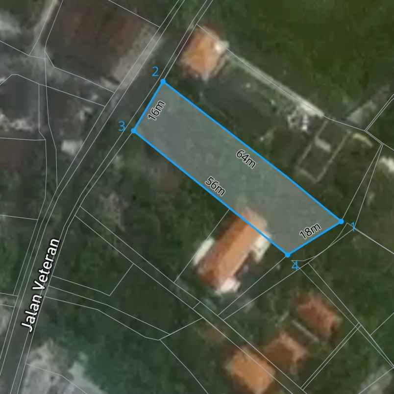 dijual tanah jln veteran