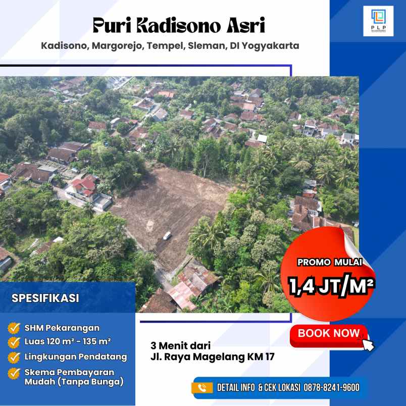 dijual tanah kadisono margorejo tempel