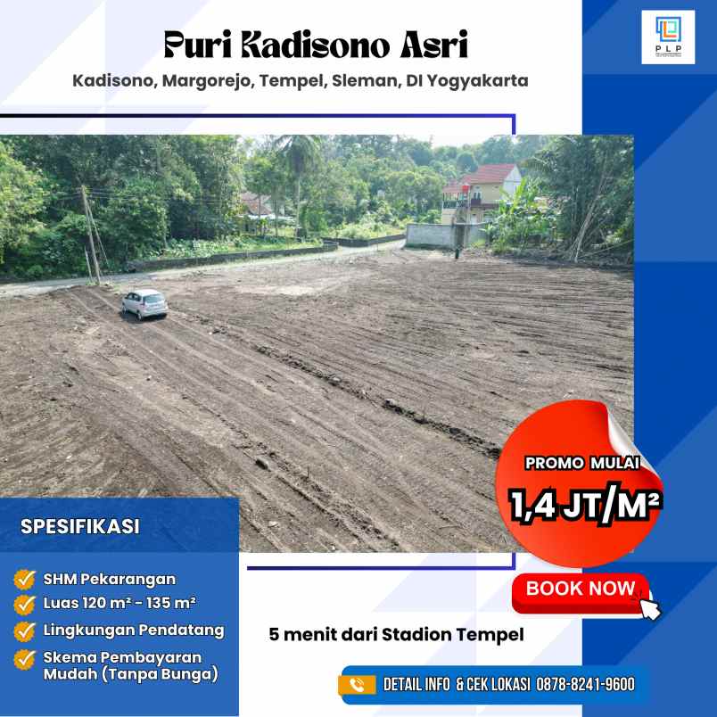 dijual tanah kadisono margorejo tempel