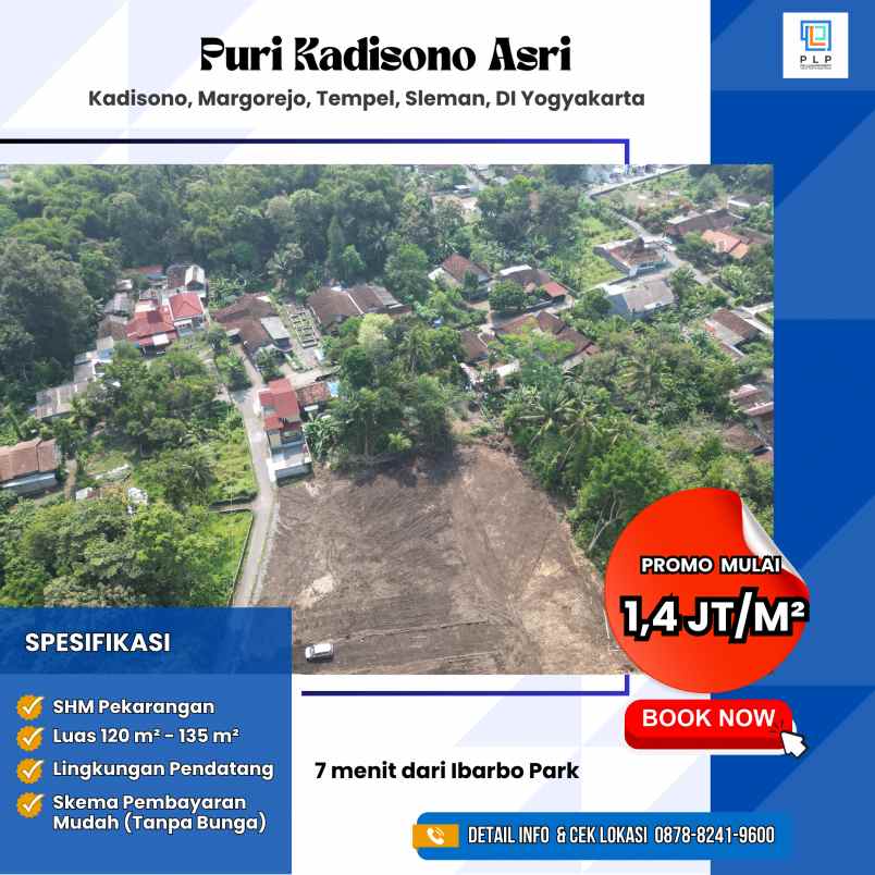 dijual tanah kadisono margorejo tempel