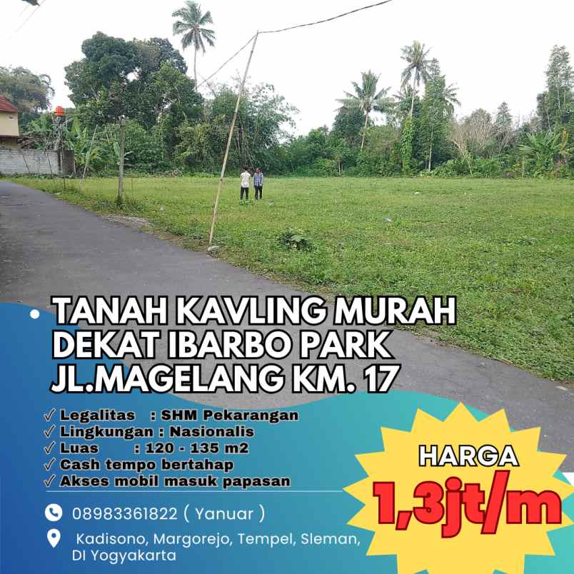 dijual tanah kadisono margorejo tempel