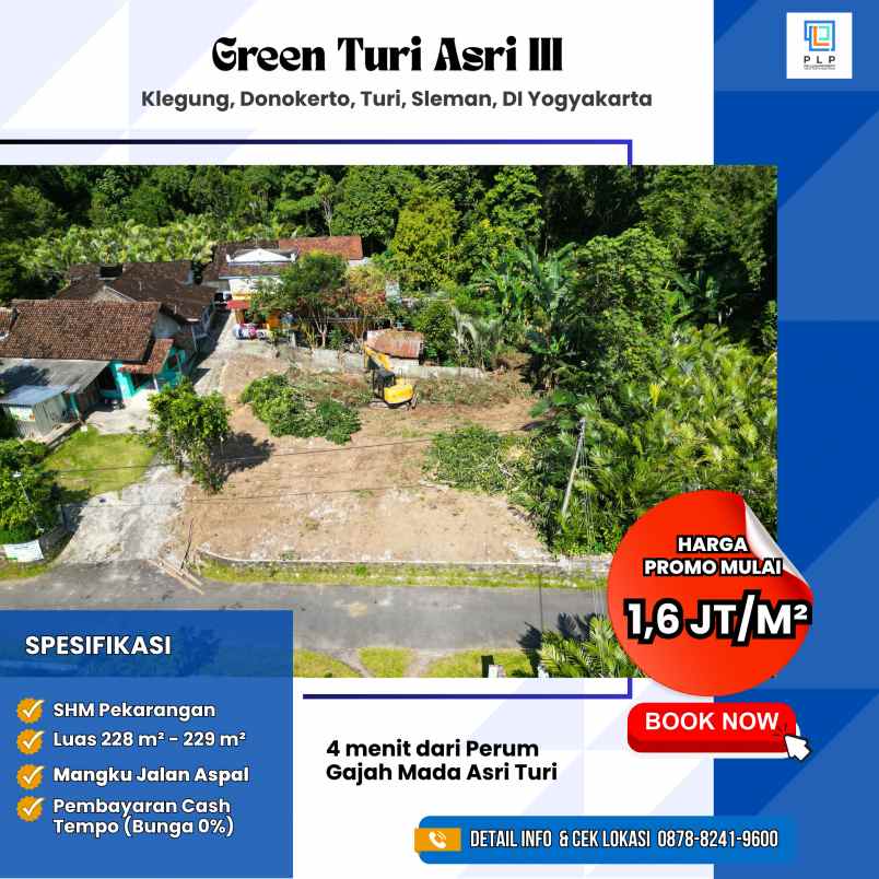 dijual tanah klegung donoharjo turi sleman