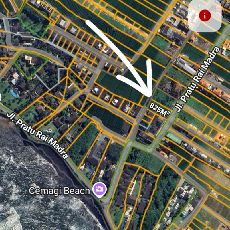 dijual tanah pantai mengening