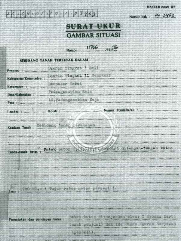 dijual tanah penamparan padangsambian kaja