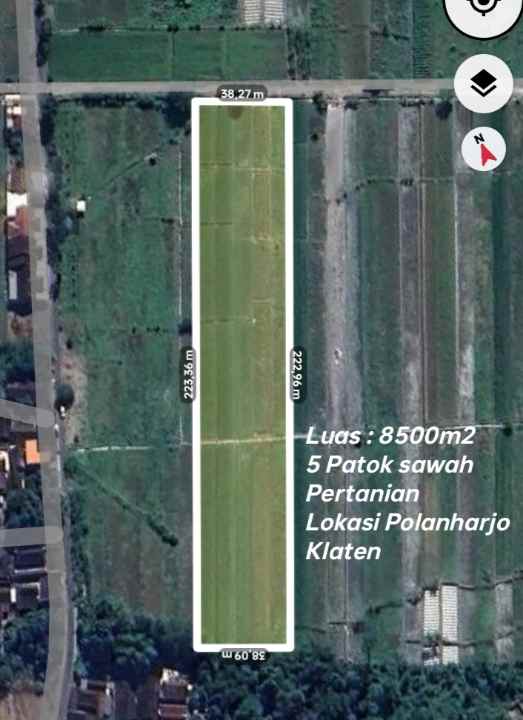 dijual tanah polanharjo klaten