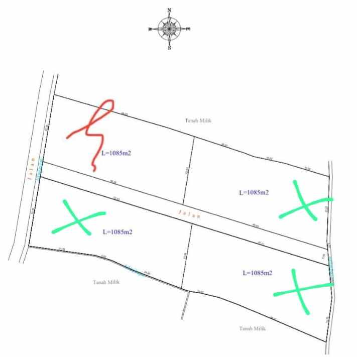 dijual tanah pura beten kepuh