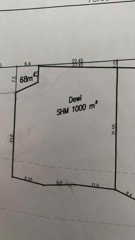dijual tanah sawangan