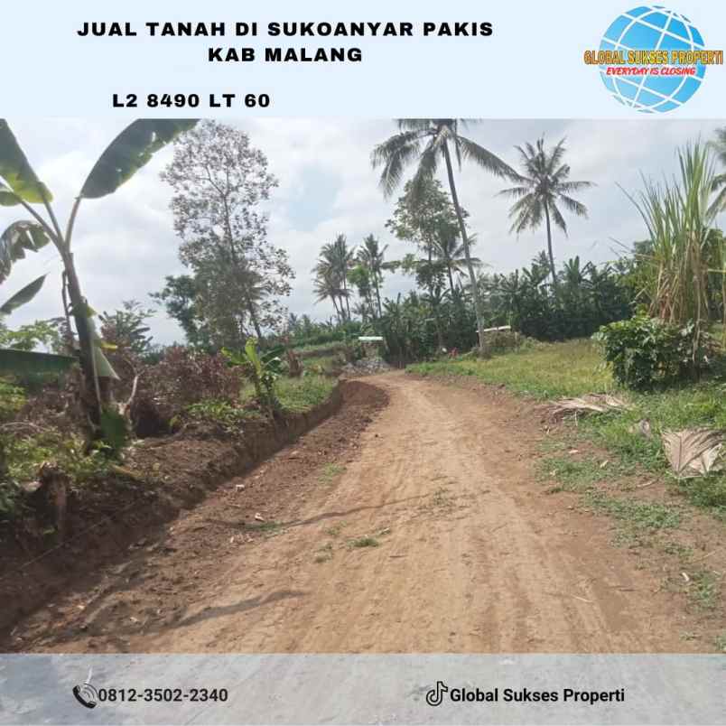 dijual tanah sukoanyar