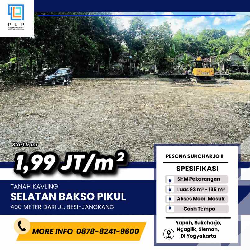 dijual tanah yapah sukoharjo ngaglik