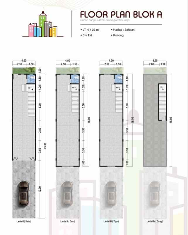 dijual villa jalan pasar merah menteng