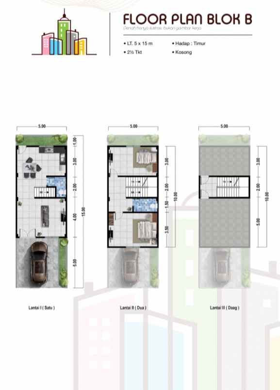 dijual villa jalan pasar merah menteng