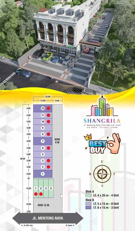dijual villa jalan pasar merah menteng