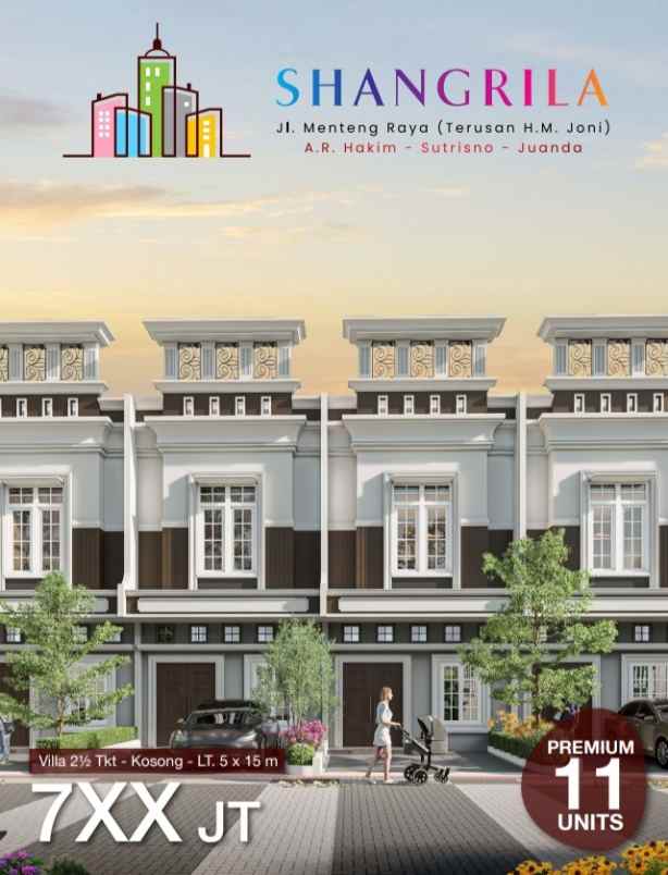 dijual villa jalan pasar merah menteng
